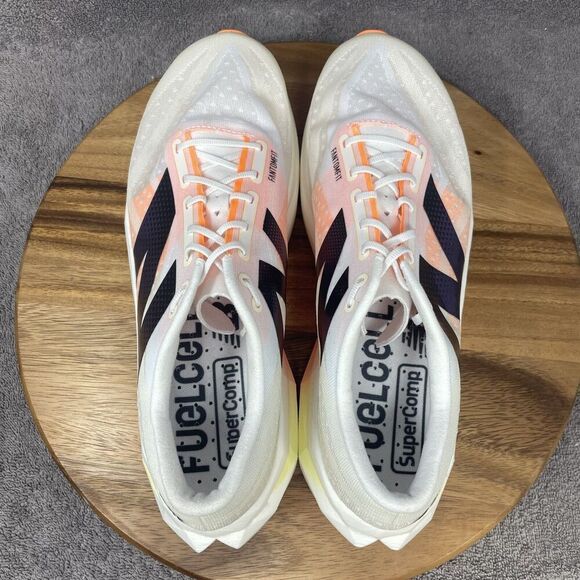 New Balance FuelCell SuperComp Elite v4 Men’s 11.5 2E WIDE White Orange MRCELCW4 main image 9